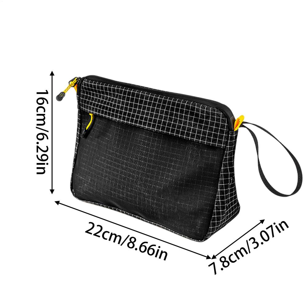Toiletry Bag Waterproof Toiletry Storage Bag Portable Makeup Case Large Capacity Cosmetic Pouch For Home Office Outdoor чёрный