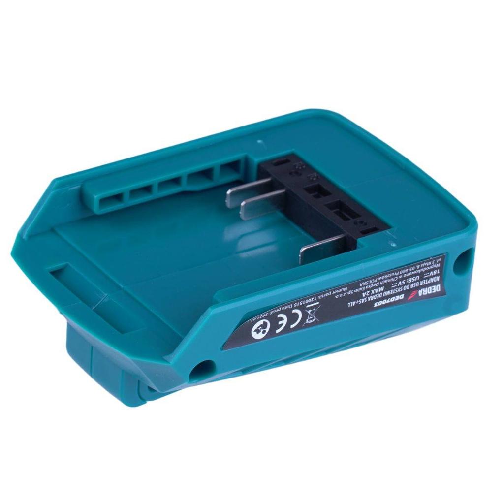 Powerbank 2 Usb, Adapter Do Akumulatora 18V Dedra Sas+All Ded7003