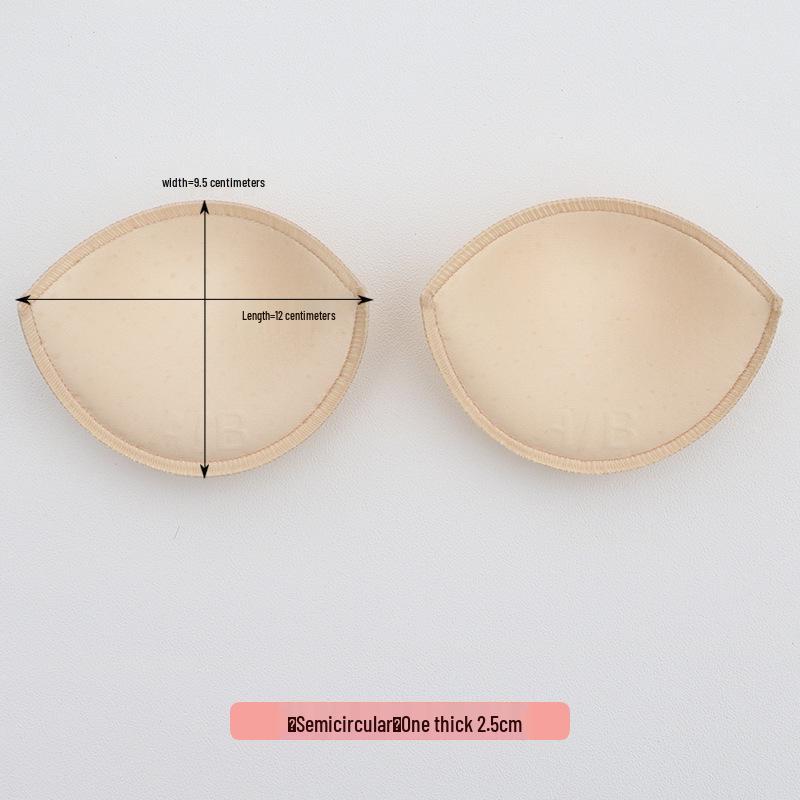 Triangular Breathable Sponge Bra Inserts for Enhanced Bust - Thick & Thin Options for Yoga & Daily Wear