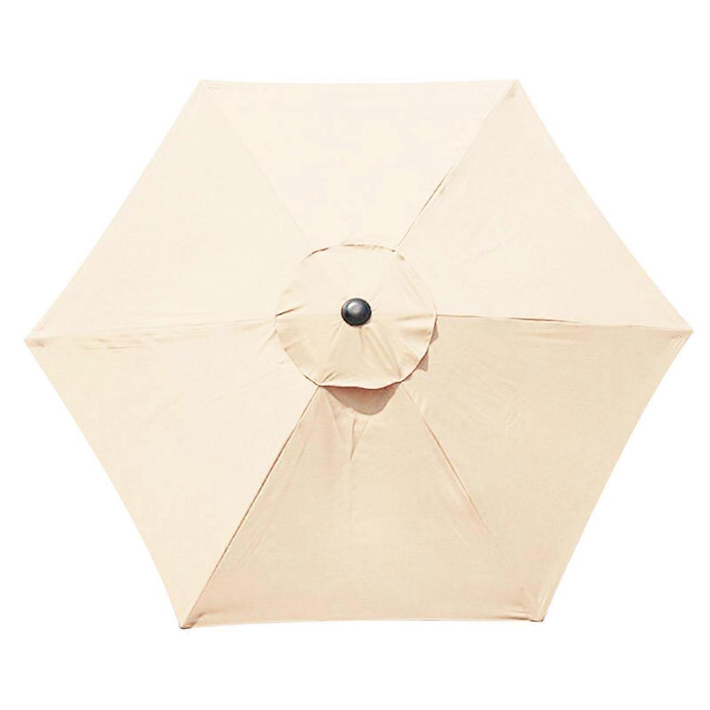 Parasols Cover with 6 Rib Easy To Clean & Not Fading for Beach Pool Market Table