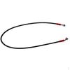 90cm Motorcycle Braided Steel Brake Clutch Oil Hose Line Black