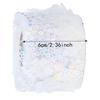1pcs 10 Yards Length Sequined Tulle Roll Polyester Material Embroidered Sheer Ribbon  For DIY Crafts