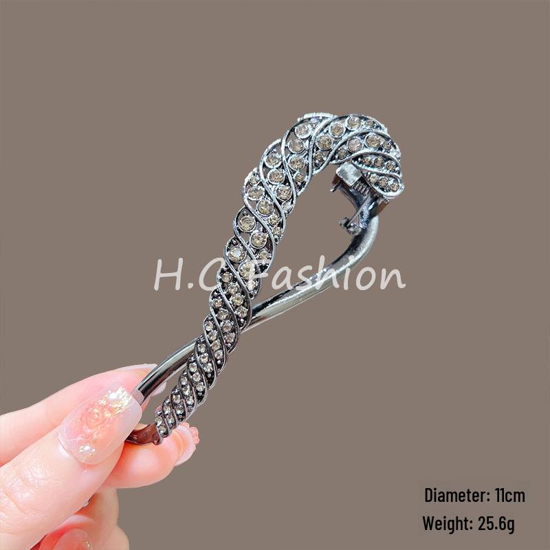 Luxury Fishtail Tassel Hairpin: Elegant Butterfly Twist Clip for Bun or Straight Hair