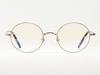 Alloaiweeo [Alo:Ctzen] Ci8704B C2 Modern Acetate Tip Silver Metal Round Glasses