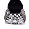 Silver Girls Clutch Shakuntala Textiles Bridal Bag Brass Metal Clutch Sling Bag