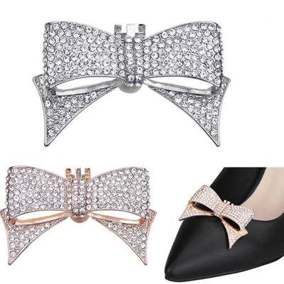 Schuhclip Strass Handarbeit Abnehmbar Feine Verarbeitung Hochwertig Dekorieren Legierung Schuhe Schleife Patch Schuhzubehör