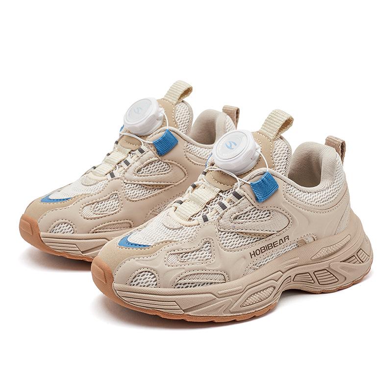 HOBIBEAR Unisex Lightweight & Breathable Mesh Children s Dad Shoes for Spring/Autumn 27