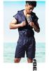 Desmiit Men's Summer Sleeveless Sun Protection Beach Jumpsuit - T9002