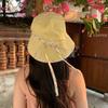Double Sided Women Fisherman Hat Floral Print Summer Sun Hats Panama Bucket Hats  Outdoor Travel