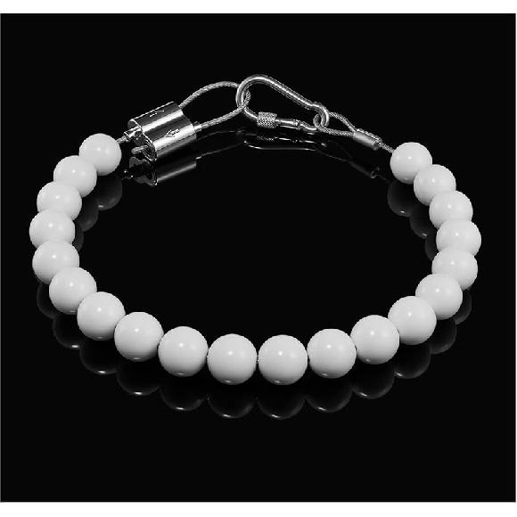 Adjust Length Flag Pole Beaded Retainer Ring, FlagPole Ring to Keep Flag Close to Pole for Internal External Halyard- Fit 3  to 7  Inch Diameter 7 /1pcs