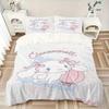 3pcs Lantern Cinnamoroll Ideas Bedding Set - 1 Soft Quilt Cover + 2 Pillowcases, Machine Washable - Suitable for All Seasons, Perfect Gift F
