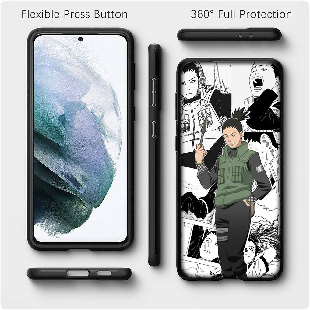 For Samsung Galaxy S25 S24 S23 S22 Ultra FE Plus A17 A37 A57 A56 A55 A06 A16 A15 A36 A26 A35 A05 A25 A54 A34 S9 Phone Case Nara Shikamaru Naruto Cover
