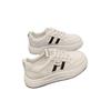 Spring and Autumn, the new women's breathable and lightweight, heightened thick-soled versatile little white shoes, spring and autumn