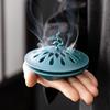 Zen Deer Incense Burner: Auspicious Coil Holder for Desktop or Tea Ceremony with Sandalwood and Agarwood Compatibility