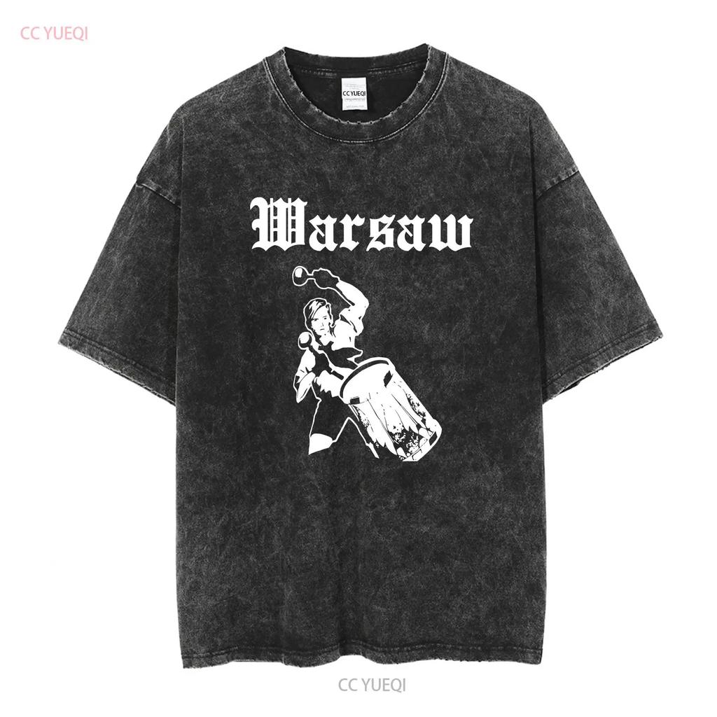 Vintage 2000s Joy Division Varšava Tričko M Goth Rock Ian Curtis Bauhaus Punk dlouhý nebo krátký rukáv vintage Vypraná pánské
