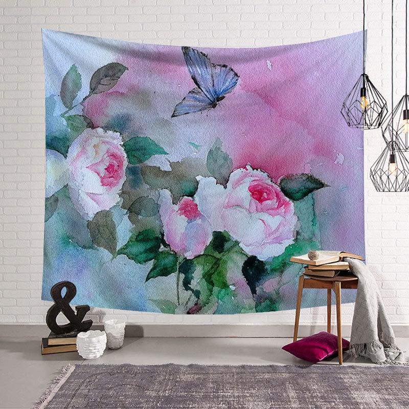 

Фоновая ткань для общежития Ins, подвесная ткань, украшение для спальни, картина, гобелен, настенная роспись 95*73