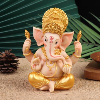 Lord Ganesha Buddha Statua Elefante Dio Sculture Figurine Ganesh