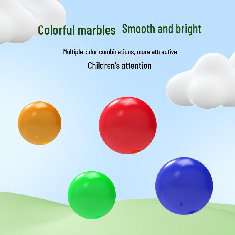 Children's Marble Shooter Game: Family Edition - Educational Elastic Toy for Concentration and Amusement