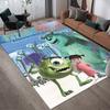 1pc Monsters University Pattern Area Rug Soft Flannel Floor Mat for Living Room,Office,Bedroom and Carpet,Sofa Coffee Table Floor Mat