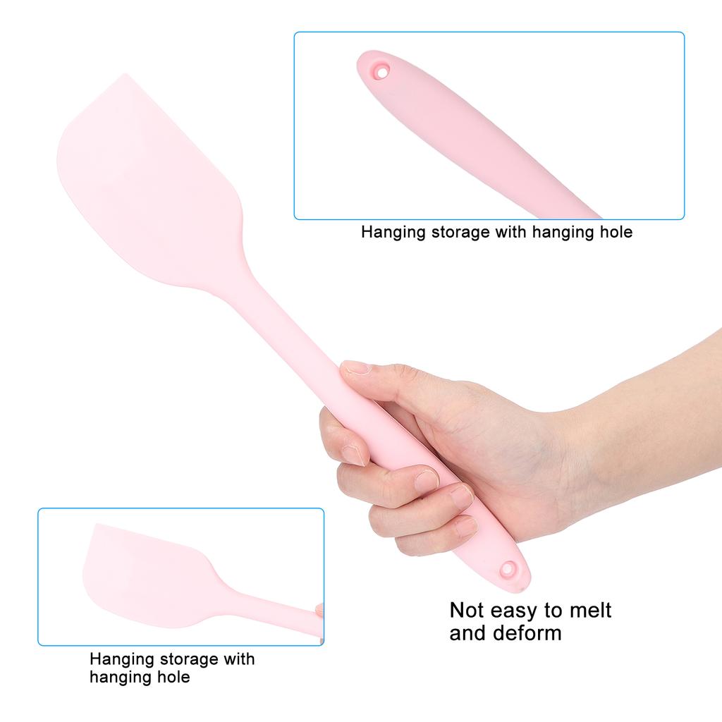Silicone Spatula High Temperature Resistance Easy Storage Reusable Non Stick Multifunctional Scraper