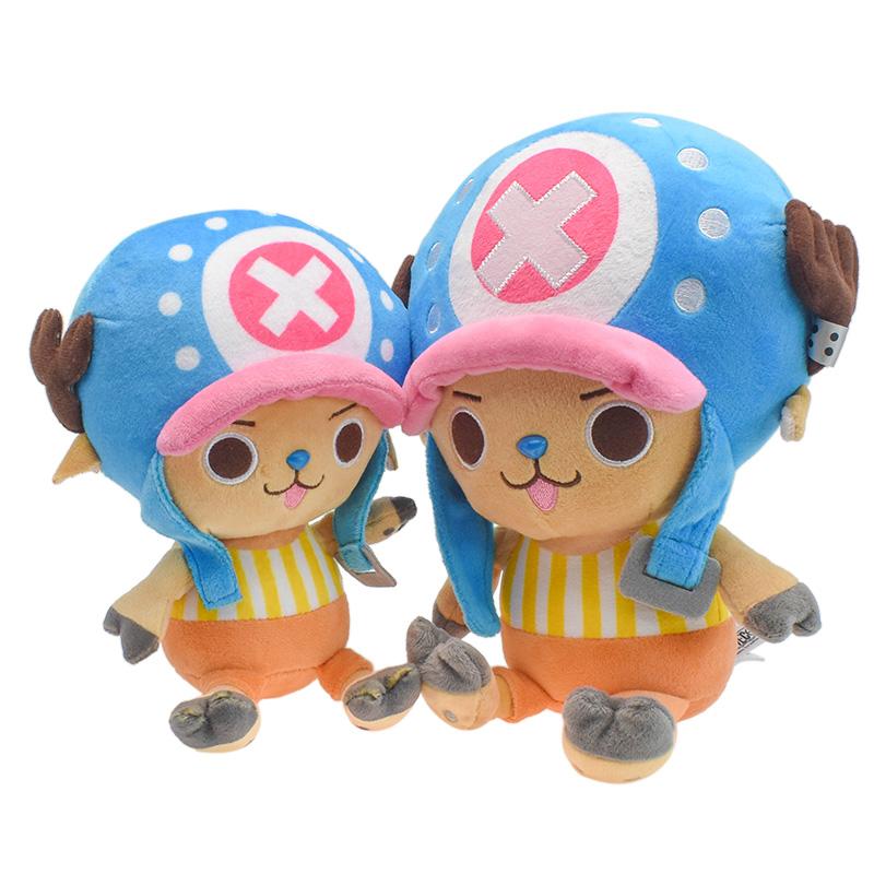 One Piece Chopper Plush Stuffed Doll Tony Tony Chopper Anime Soft Figure Toys for Kids Birthday Room Decoration Gifts