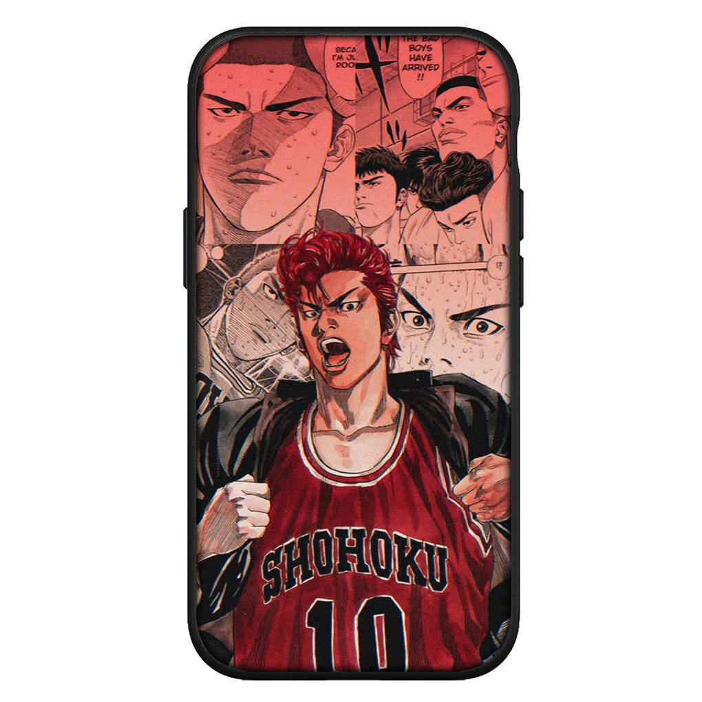Für Motorola Moto Edge 70 60 50 G54 G86 Samsung Galaxy S25 iPhone 17 16 15 Xiaomi Redmi Note 14 13 Pro Max Handyhülle Slam Dunk Basketball Cover