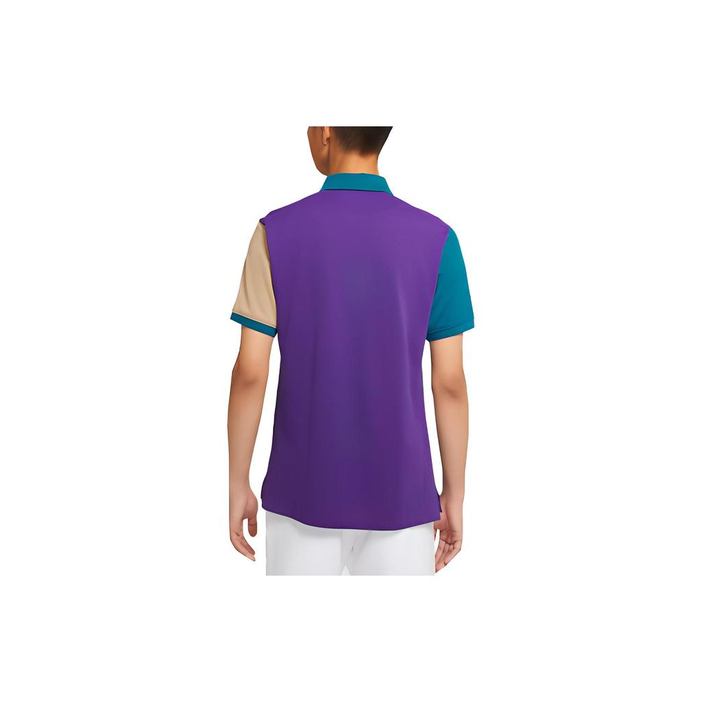 Nike Polo Shirts Men's Multicolor Polo Collar Moderate Straight Fit CV2481-547
