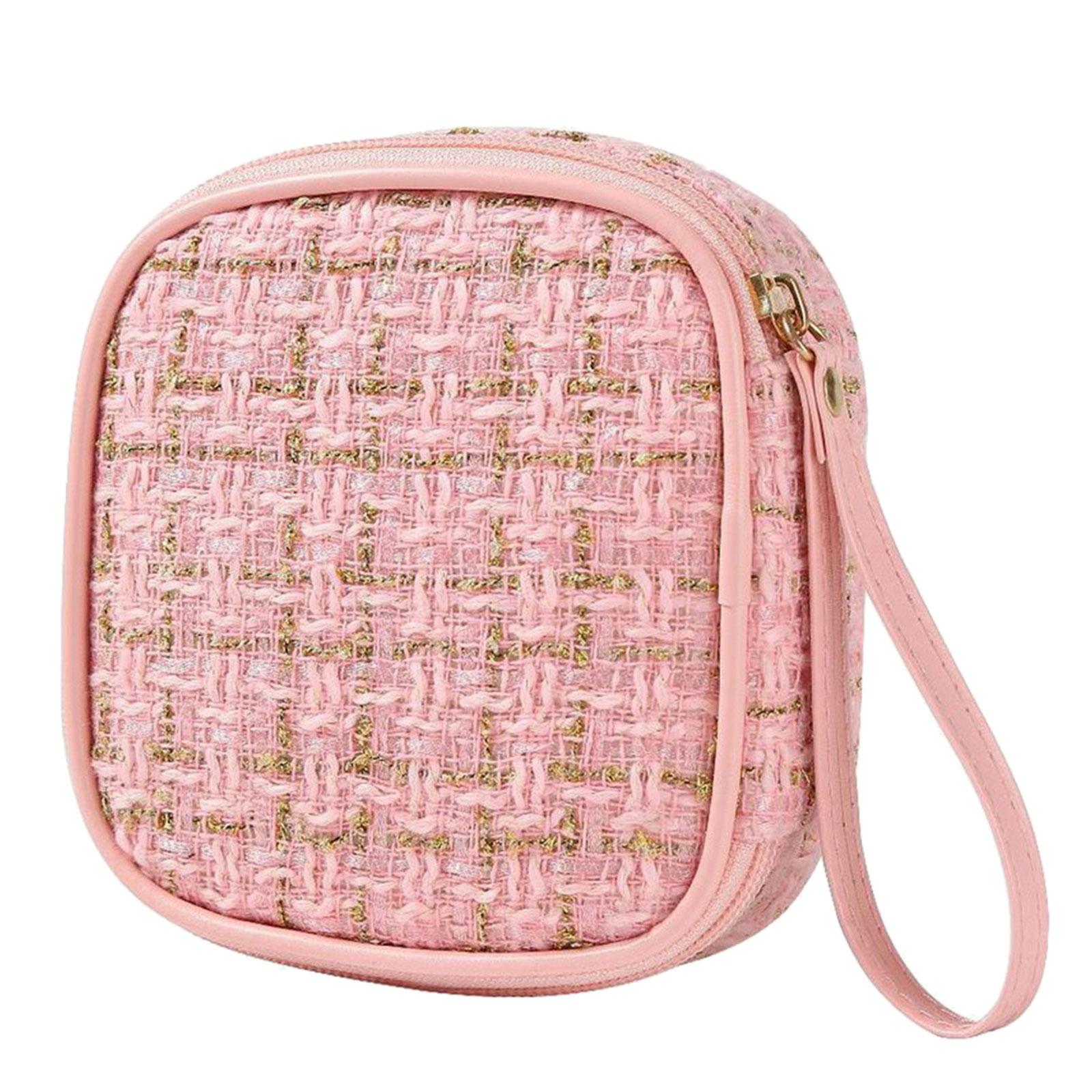 

Элегантная косметичка для женщин. Модная и практичная косметичка. Сумка для хранения для путешествий и повседневного использования. розовый