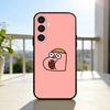 S-Sassy cartoon C-Clarences Phone Case For Samsung  A73,72,71,A52,51,40,41,A22,A32,31,A13, Soft Black Shell