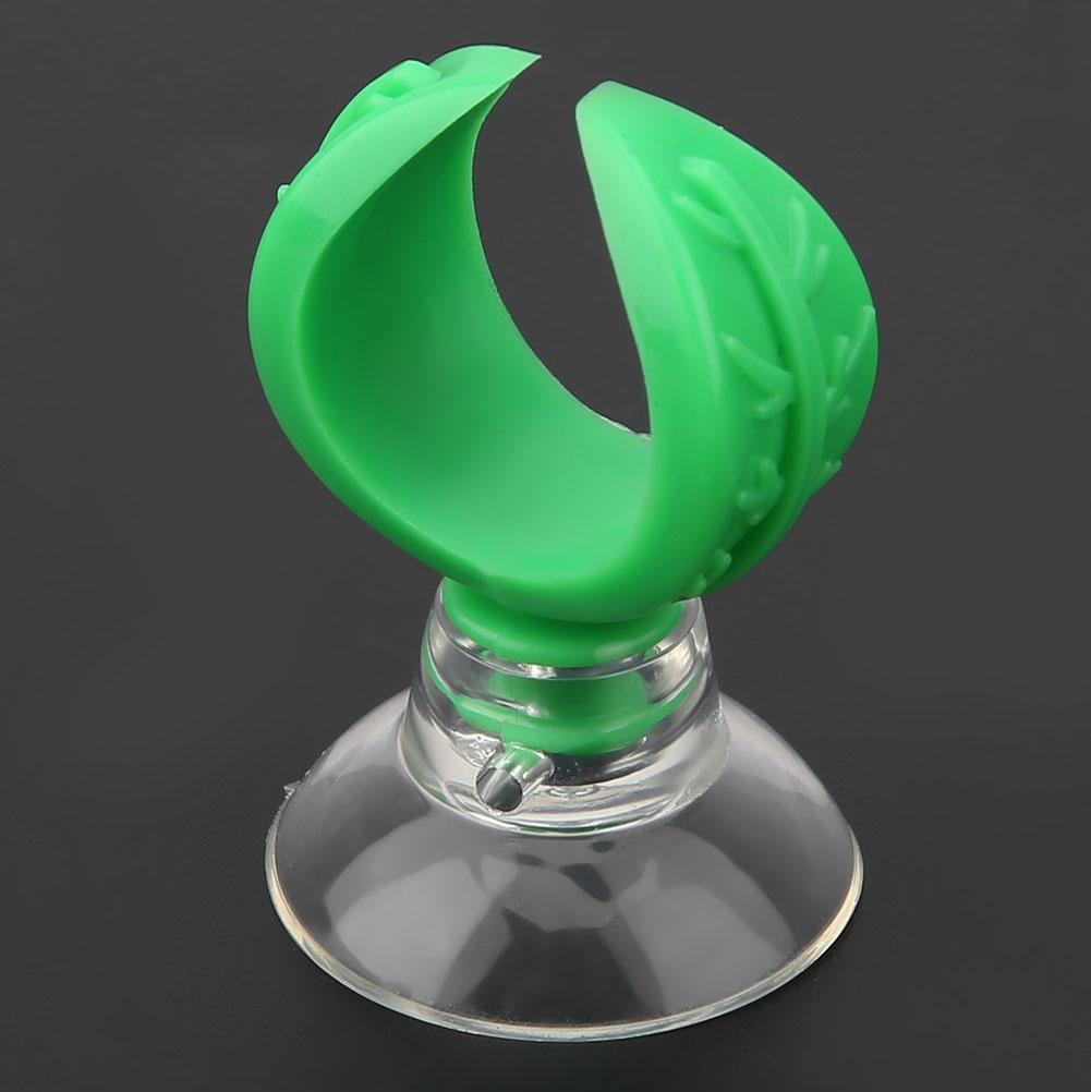 Aquarium Fish Tank Suction Cup Clips Airline Tube Holders Clamps(Green Inner Dia 17.6mm)