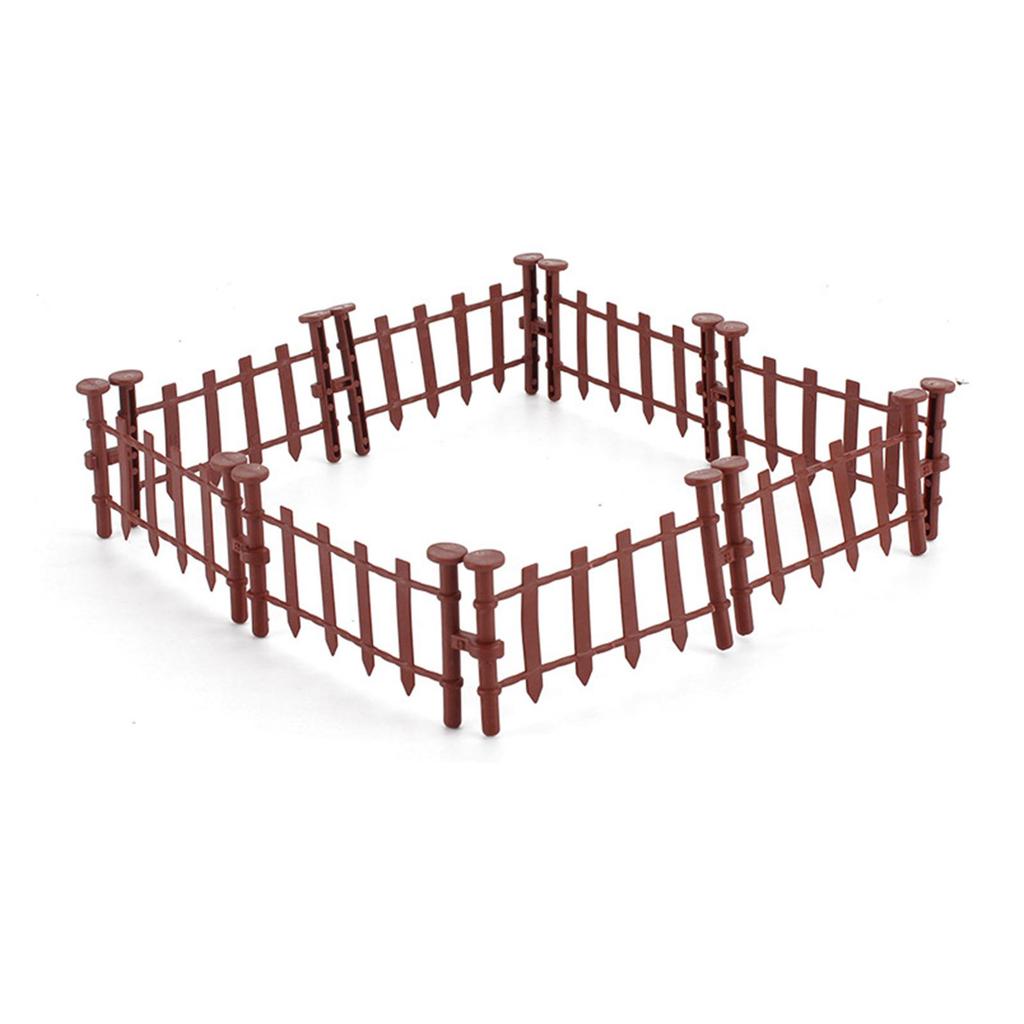 21Pcs Farm Figures Contains Fences Animals Plastic Animal