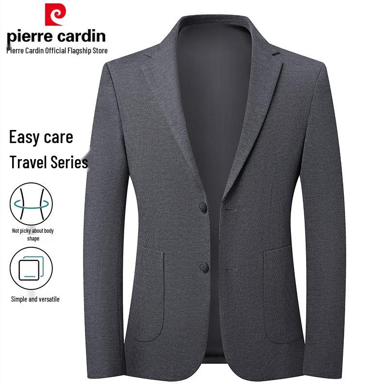 

Мужская деловая повседневная пиджак-костюм Pierre Cardin с защитой от складок L