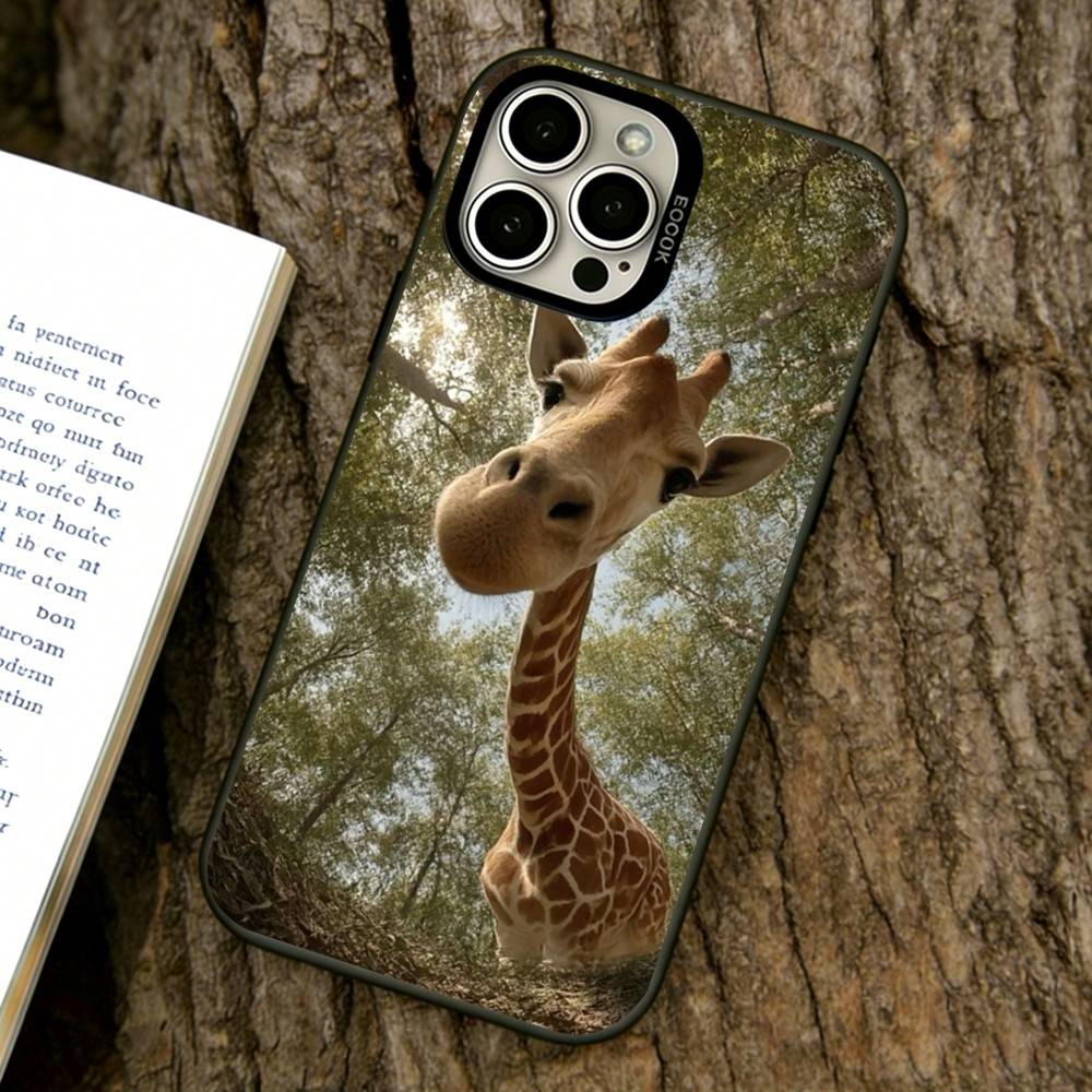 animal Phone Case For iPhone 17,16,15,14,13,12,11 Plus,Pro Max,XS,Colored Silver Plated Inside Cover