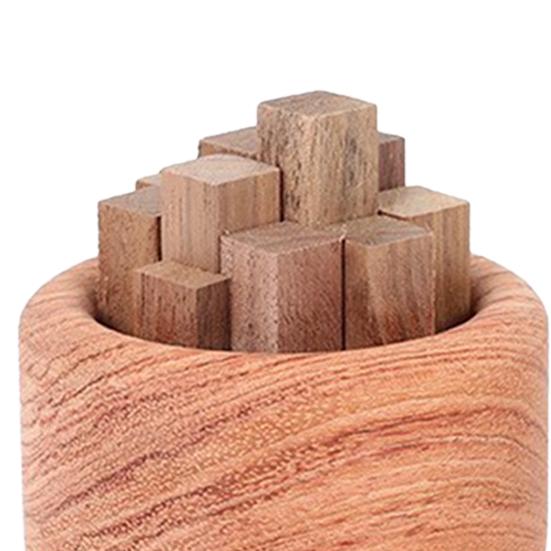 Yangyizhi Holz-Ätherisch-Öl-Diffusor, Buchenholz Aromatherapie Kleiner Runder Diffusor für Zuhause Büros Autos Yogaräume