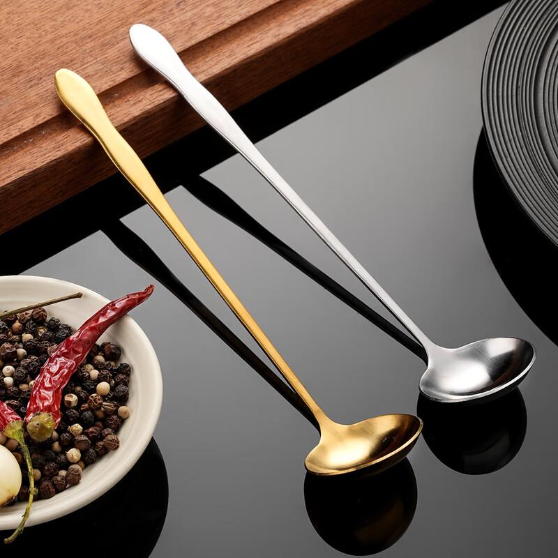 Wutuo Stainless Steel Long Handle Gourd Serving Spoon