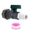 Multipurpose Barrels Faucet 3/4 Inch Water Tap Adapters Set For Plastic Container Conversion To Functional Rain Barrels