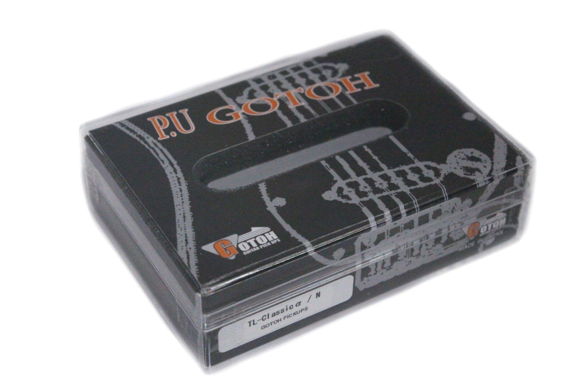 GOTOH Pickups: Made in Japan Telecaster TL-Classic Alpha Single Pickup, Neck (Neck), Chrome, GTPU-TL-CLSA-CHM-N