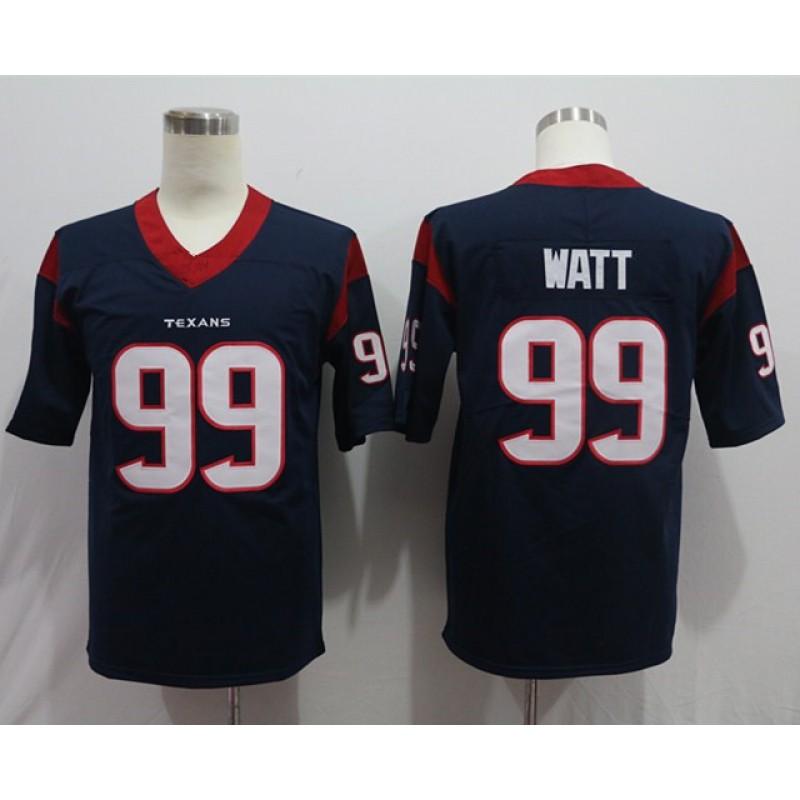 Rugbyový dres na zakázku ve stylu Houston Texans 4 Watson 99 Watt 10 Hopkins Replika Týmový dres Muži Ženy