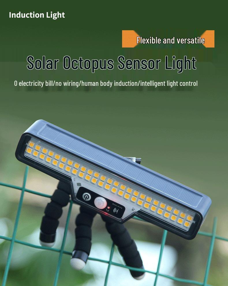 Super Bright Solar Sensor Floodlight for Outdoor Garden & Farm