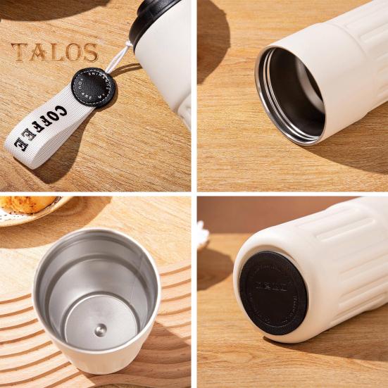 Smart Thermal Cup with LCD Display 450ml Stainless Steel Coffee Mug Hot And Cold Drink Cup Insulated Intelligent Drinkware