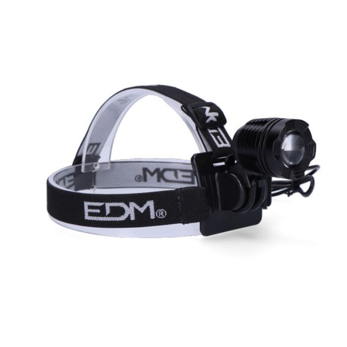 Torche De Vélo - EDM - Avant LED 180Lm - IP54 - 4 Piles Incluses - Support Guidon