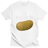 Male Is Potato As Seen On Late Night Television T Shirts Short Sleeve Cotton TShirt Casual Loose Oversized Streetwear Clothes