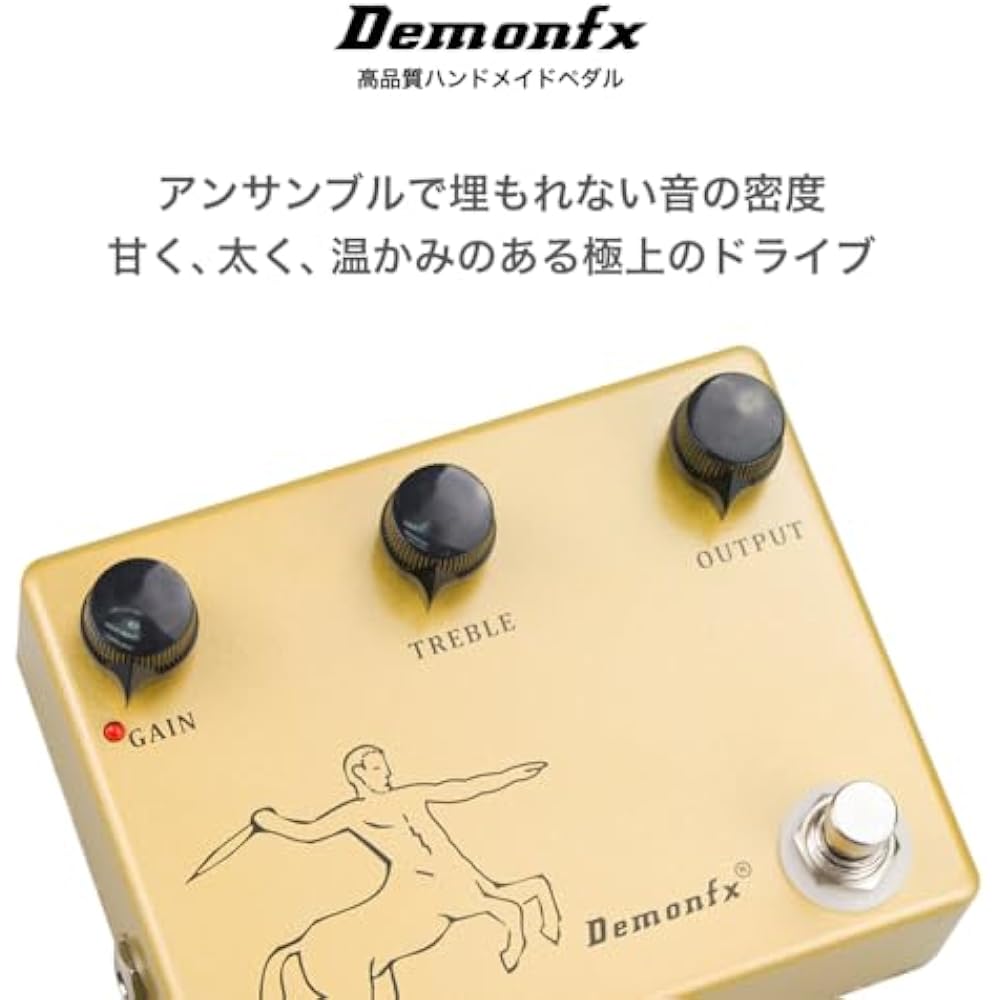 Demonfx K-CENTAUR/K-C DRIVE/CENTAUR (Centaur) Overdrive TonePedal Booster Overdrive Booster Guita...