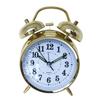 Stylish 4 Inch Night Light Alarm Clock With Silent Quartz Movement In Elegant Copper Finish