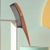 Tan Mujiang Natural Wood Pointed Tail Comb for Women