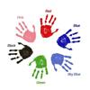 Black & White Baby Handprint & Footprint Frame with Washable, Non-Sticky Ink