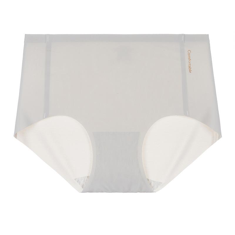 Female Summer Cotton Anti - Bacterial Fillet Without Trace To Lift Hip Ice Silk One Piece Type Waist Triangle Briefs