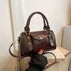 Compact Vintage Bag For Women Autumn/Winter Pillow Portable High Quality Western Style Maillard Commuter Crossbody Bag