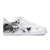 Nike Air Force 1 Slip Resistant Abrasion Resistant Low Top Skateboard Shoes Unisex Black White CW2288-111(Team587-D)