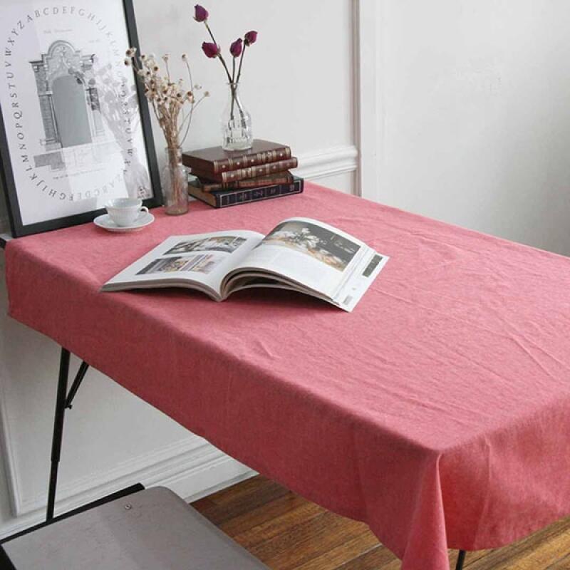 

Soft Biowashed Linen Tablecloth - Cherry 125x210 Cherry